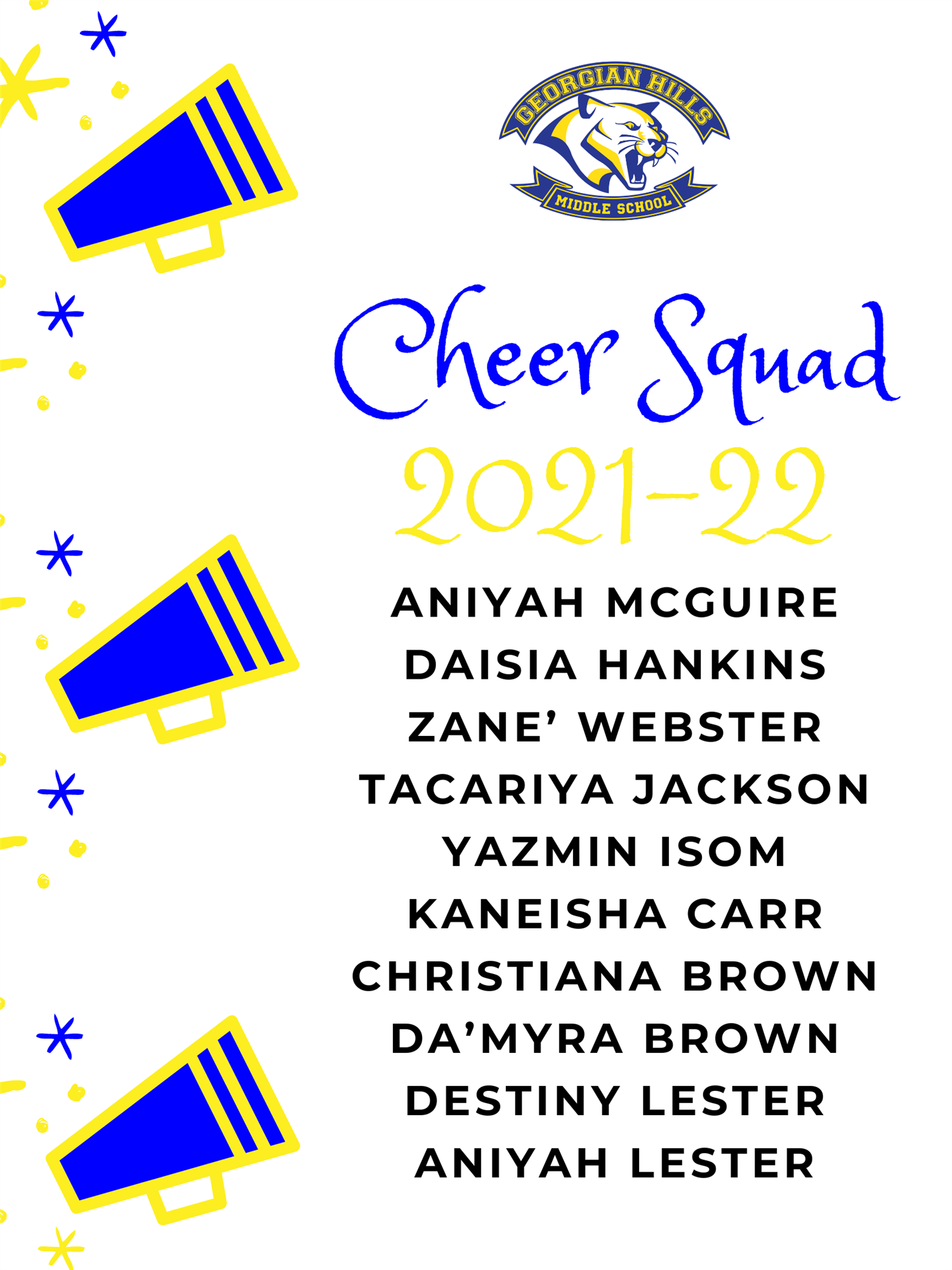 CHEER SQUAD 2021-22